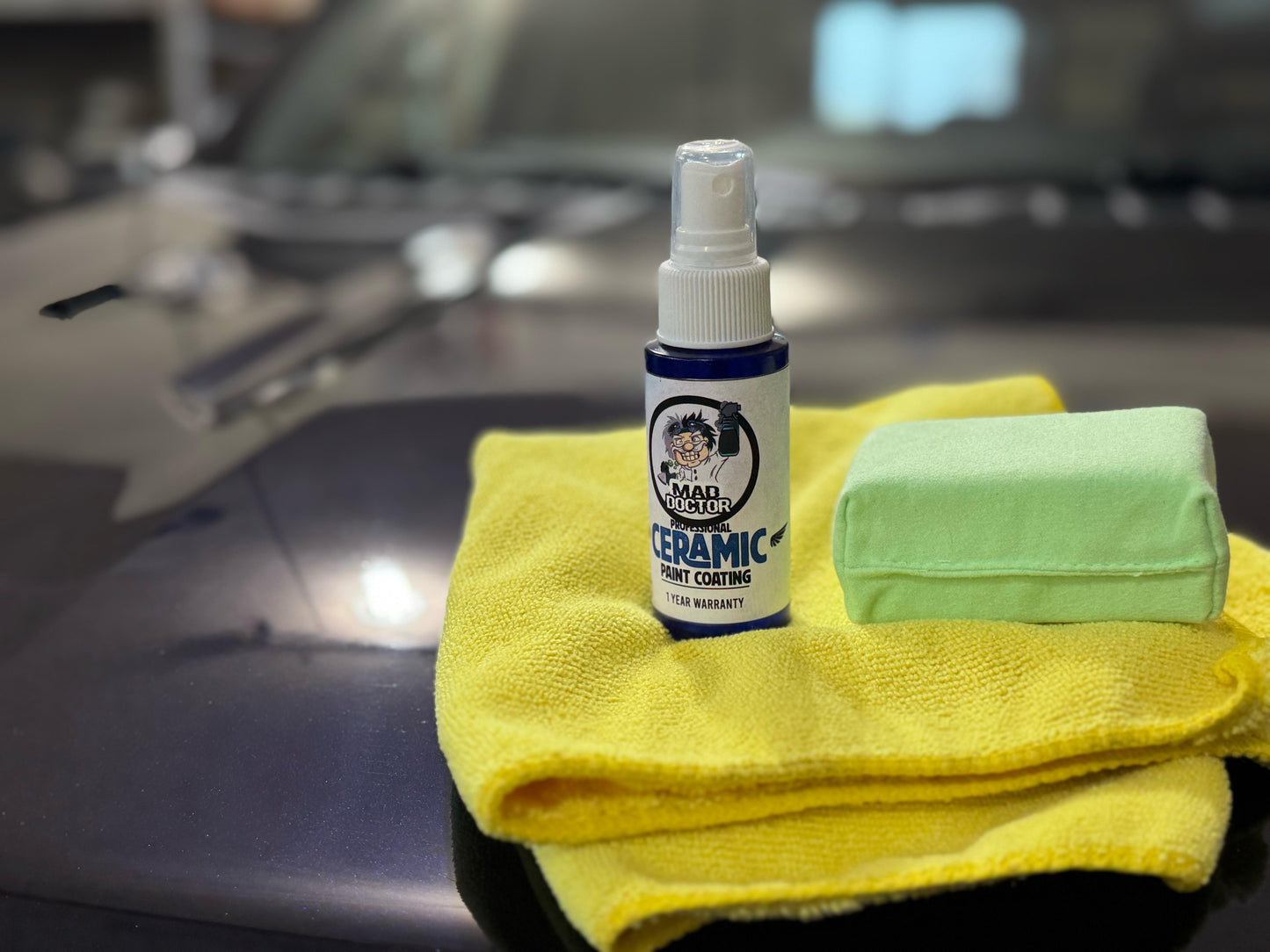 Ceramic paint coating