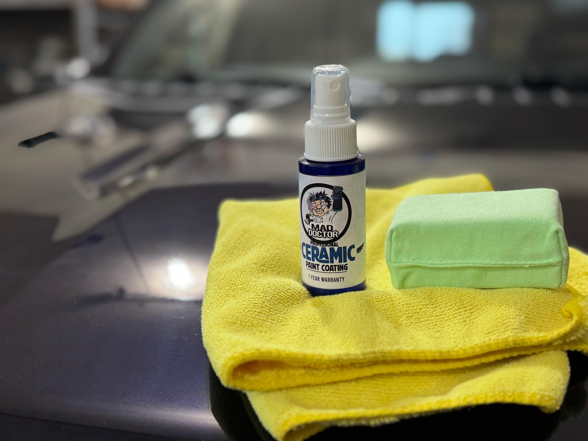 Ceramic paint coating