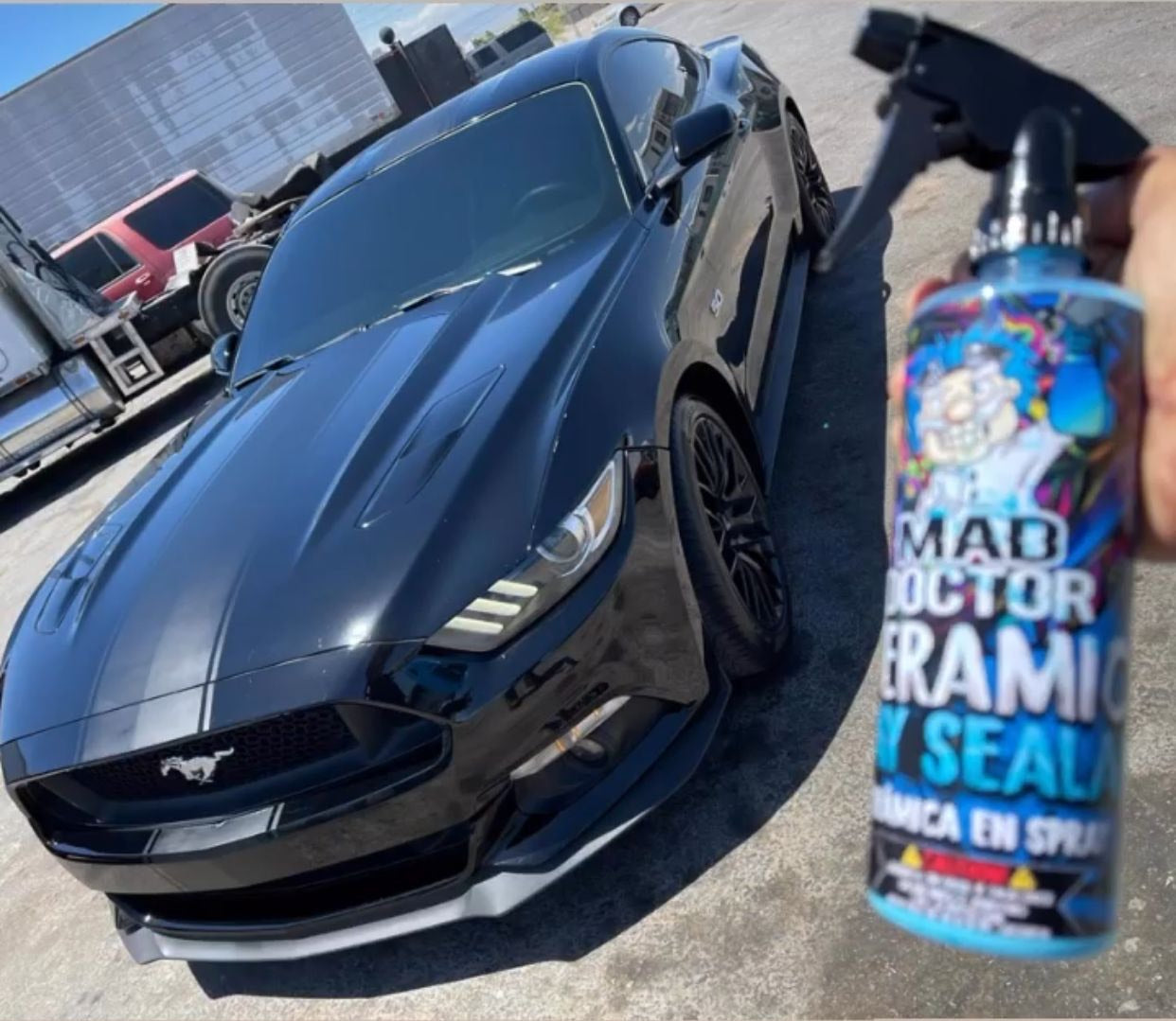 Ceramic spray treatment